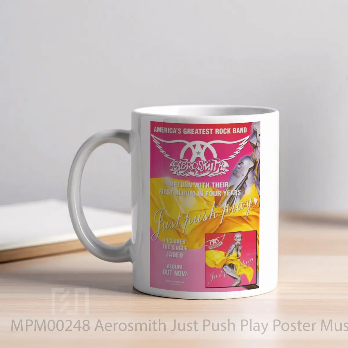 Mug Aerosmith Just Push Play MPM00248 - All-side / Desain