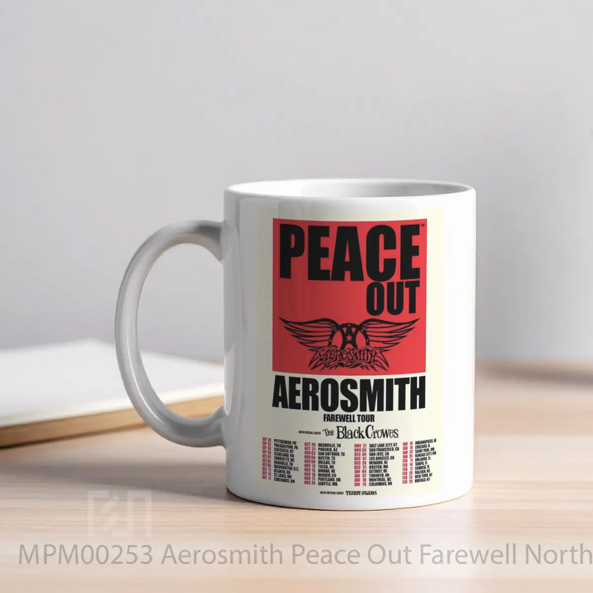 Mug Aerosmith Peace Out Farewell North America Tour 2024 MPM00253 - All-side / Desain
