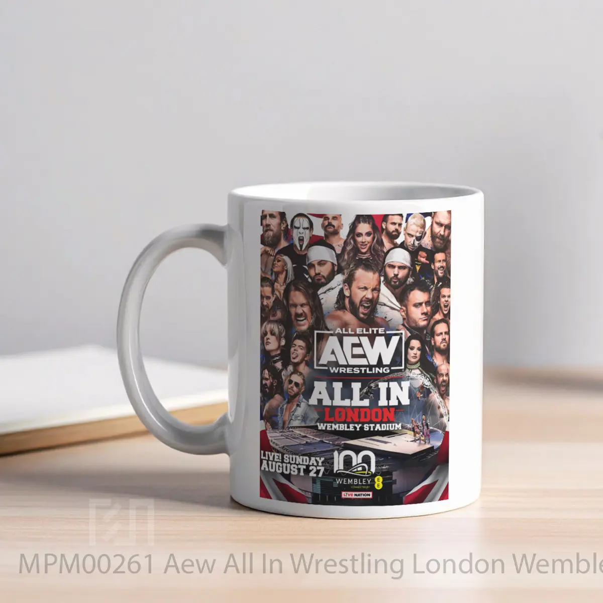 Mug Aew All In Wrestling London Wembley Stadium MPM00261 - All-side / Desain