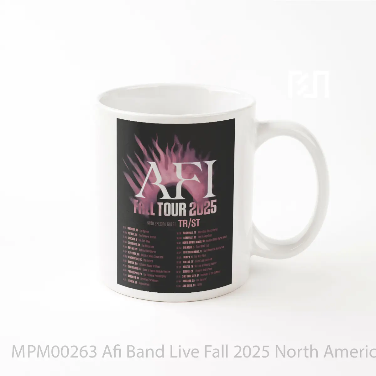Mug Afi Band Live Fall 2025 North America Tour Poste MPM00263