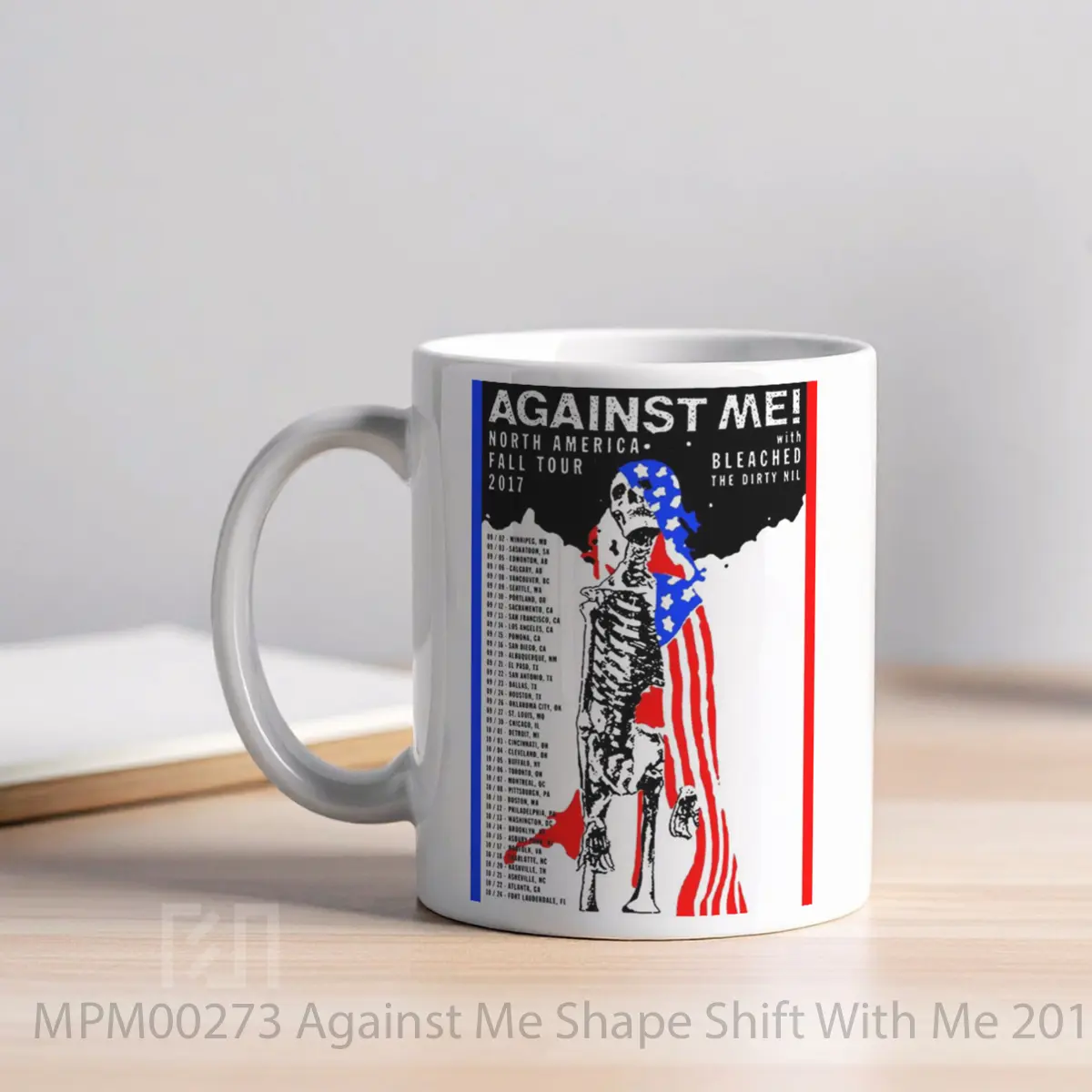 Mug Against Me Shape Shift With Me 2017 North American MPM00273 - All-side / Desain