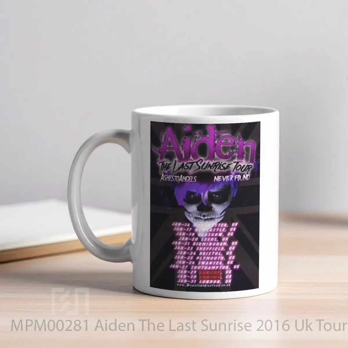 Mug Aiden The Last Sunrise 2016 Uk Tour MPM00281 - All-side / Desain