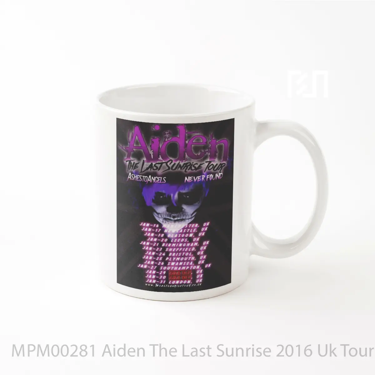 Mug Aiden The Last Sunrise 2016 Uk Tour MPM00281
