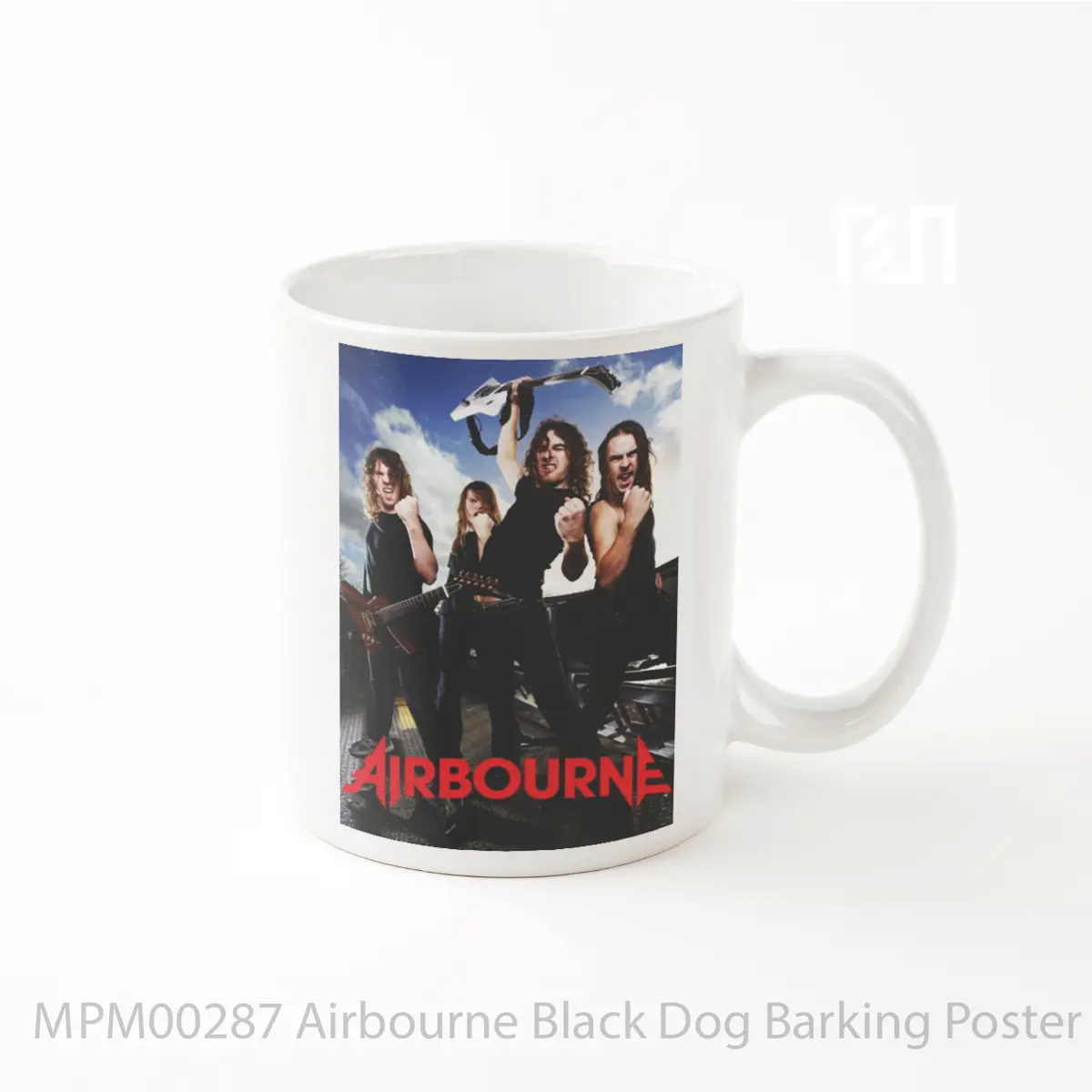 Mug Airbourne Black Dog Barking MPM00287