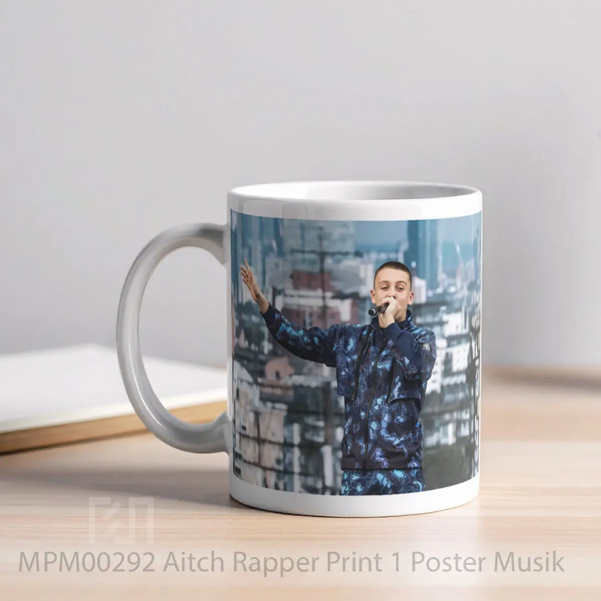 Mug Aitch Rapper Print 1 MPM00292 - All-side / Desain