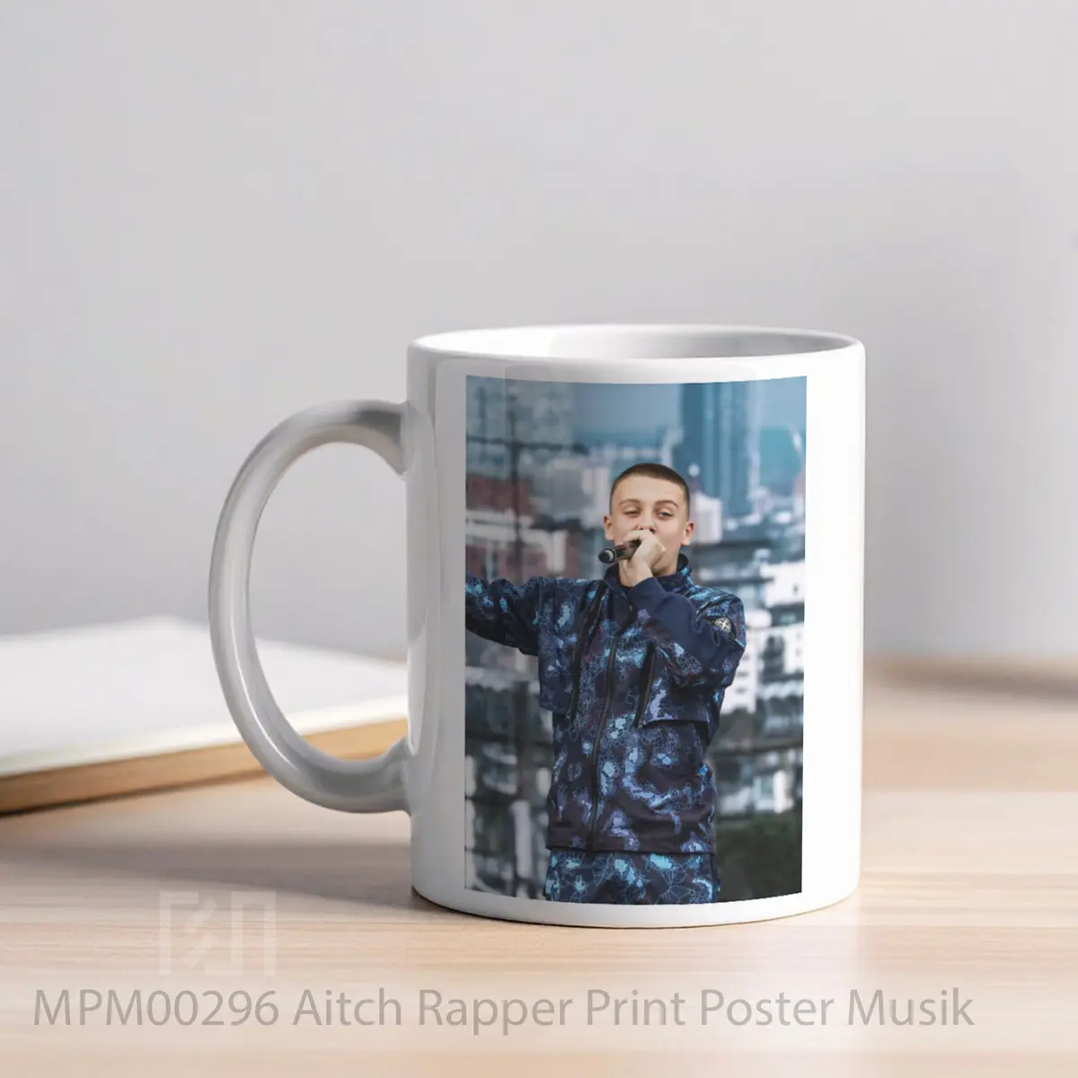 Mug Aitch Rapper Print MPM00296 - All-side / Desain