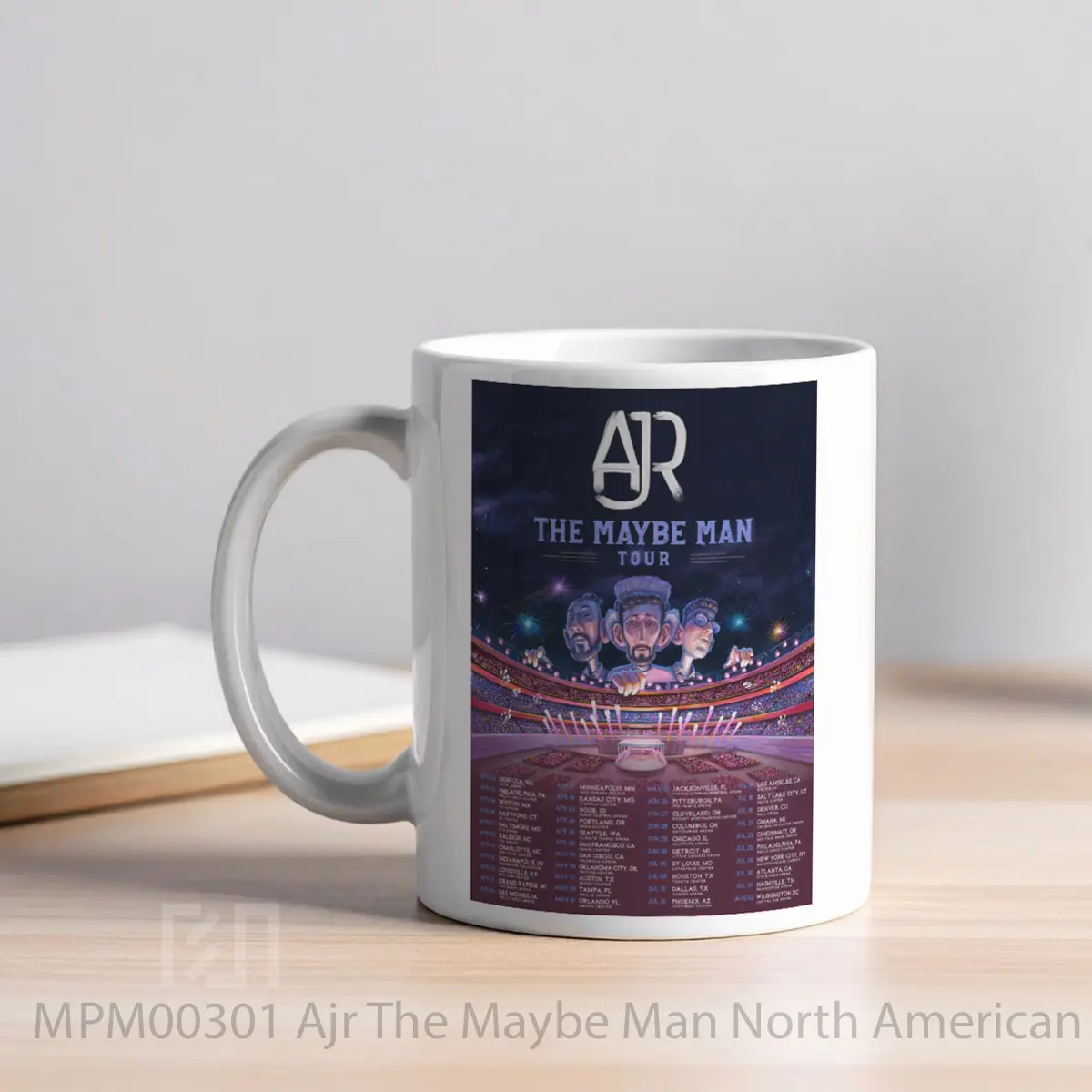 Mug Ajr The Maybe Man North American Tour 2024 MPM00301 - All-side / Desain
