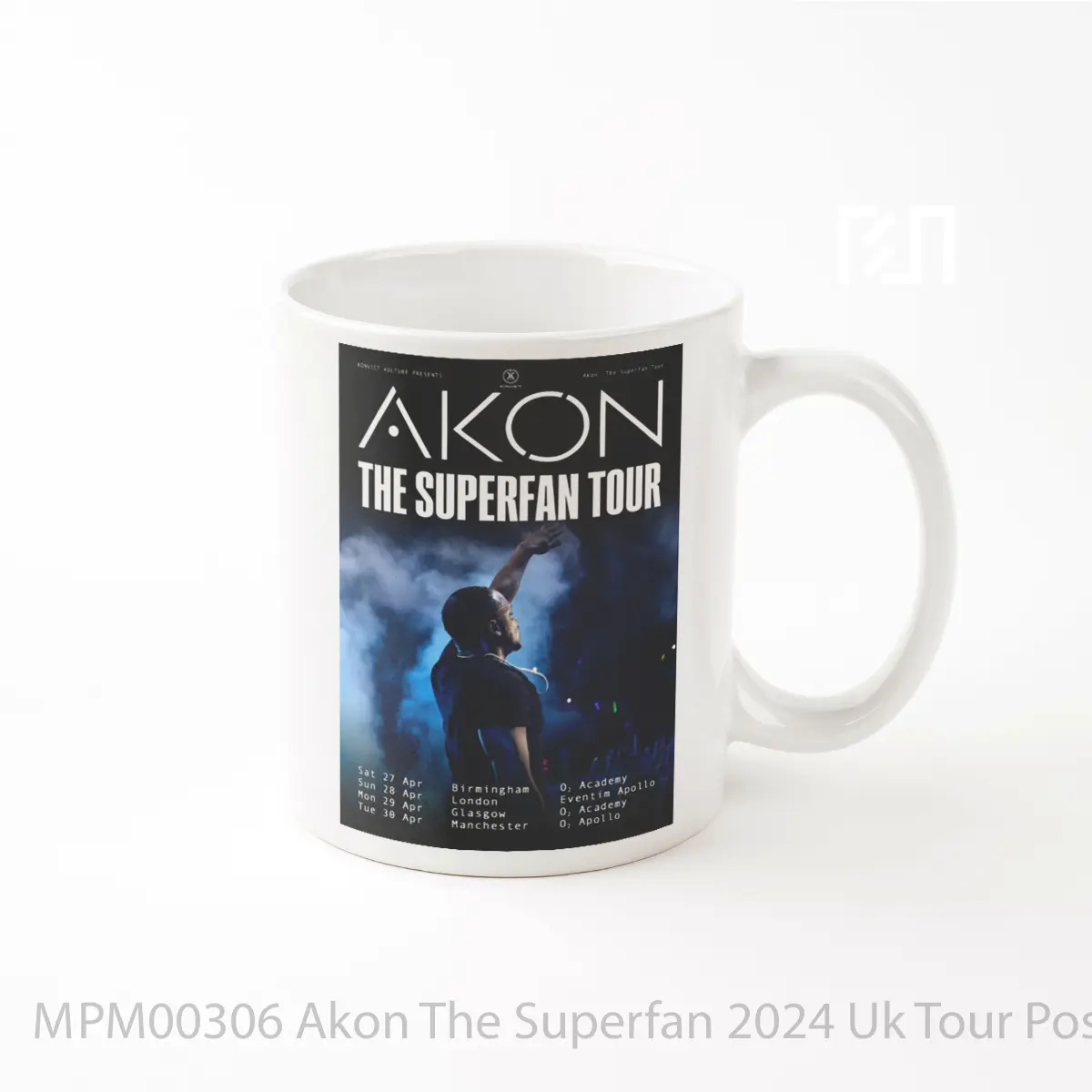 Mug Akon The Superfan 2024 Uk Tour MPM00306