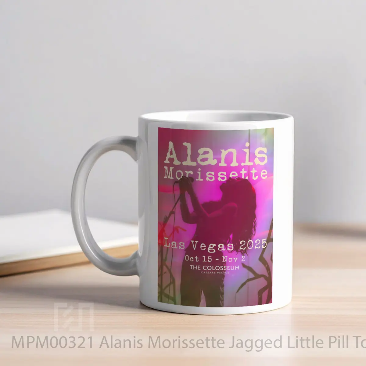Mug Alanis Morissette Jagged Little Pill Tour 2025 Las Vegas Colosseum Residency MPM00321 - All-side / Desain