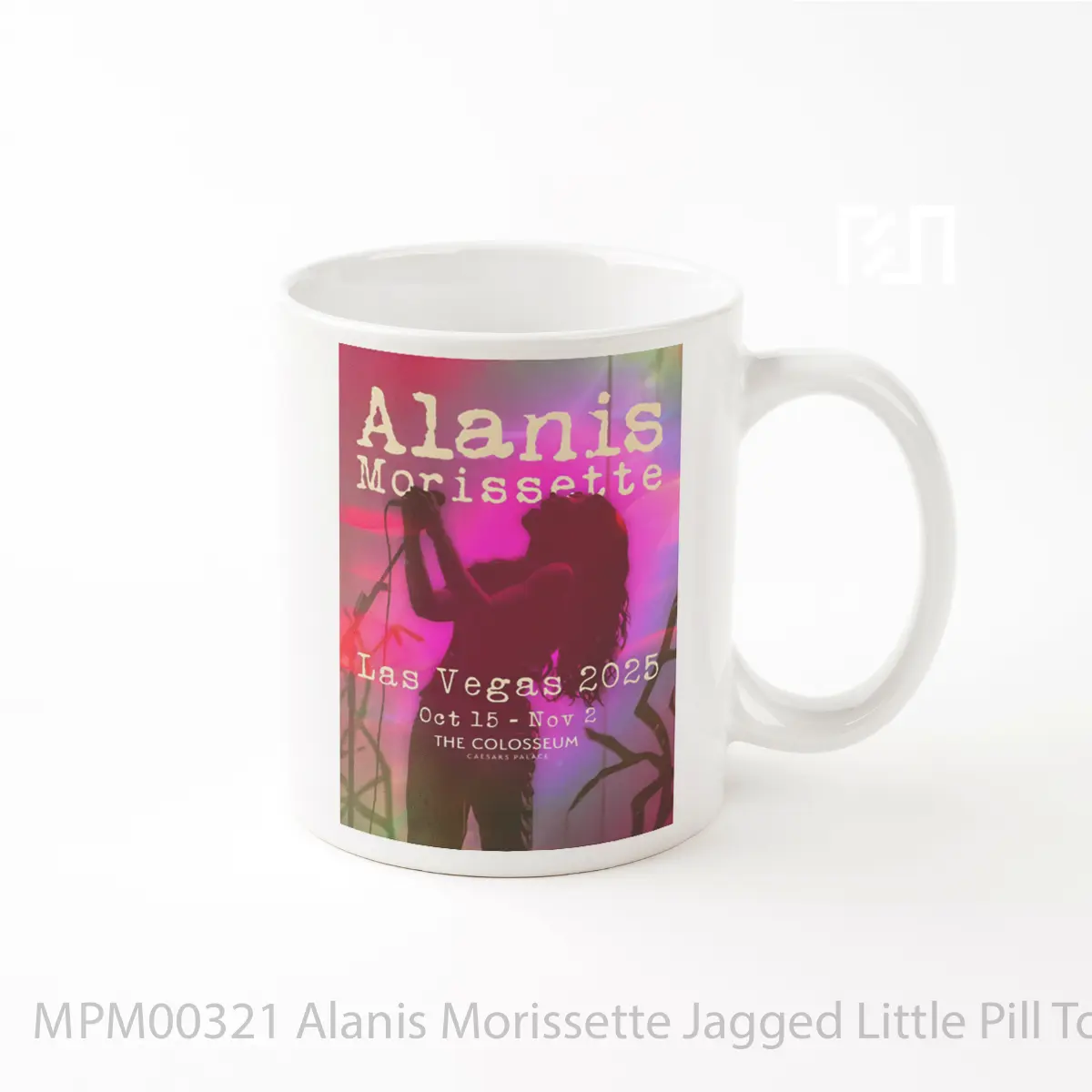 Mug Alanis Morissette Jagged Little Pill Tour 2025 Las Vegas Colosseum Residency MPM00321