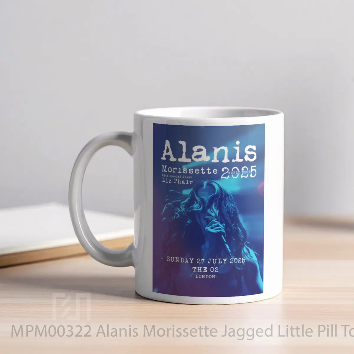 Mug Alanis Morissette Jagged Little Pill Tour 2025 London MPM00322 - All-side / Desain