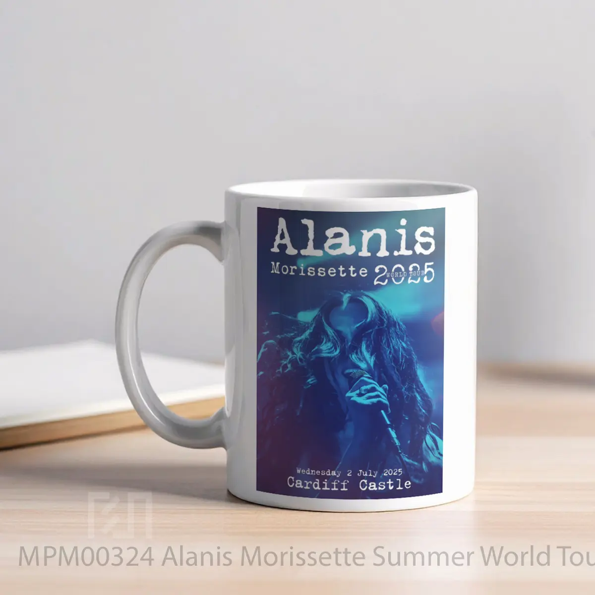 Mug Alanis Morissette Summer World Tour 2025 Cardiff MPM00324 - All-side / Desain