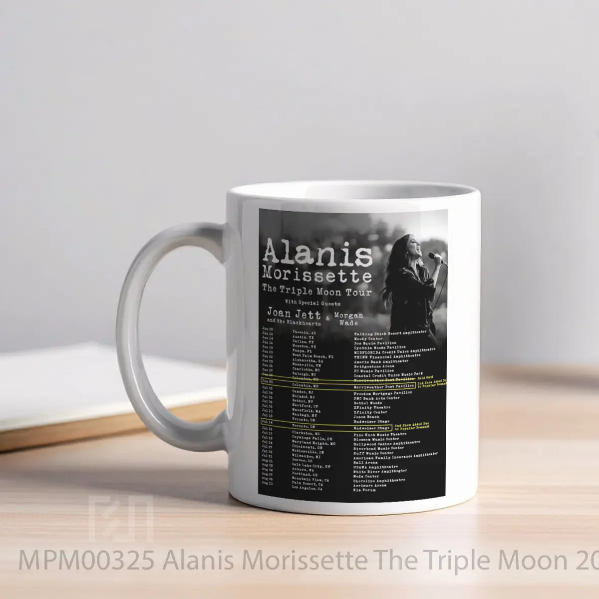 Mug Alanis Morissette The Triple Moon 2024 World Tour MPM00325 - All-side / Desain