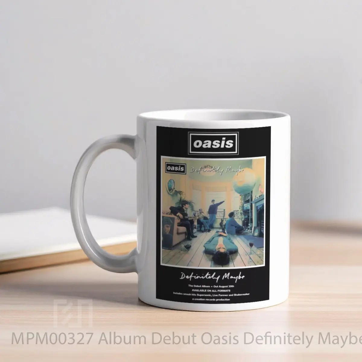 Mug Album Debut Oasis Definitely Maybe MPM00327 - All-side / Desain