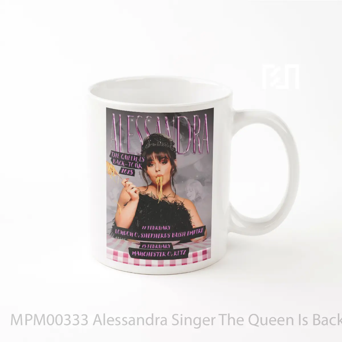 Mug Alessandra Singer The Queen Is Back 2025 Uk Tour MPM00333