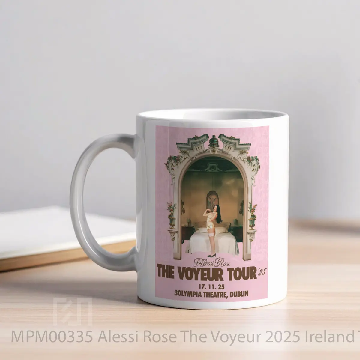 Mug Alessi Rose The Voyeur 2025 Ireland Tour MPM00335 - All-side / Desain