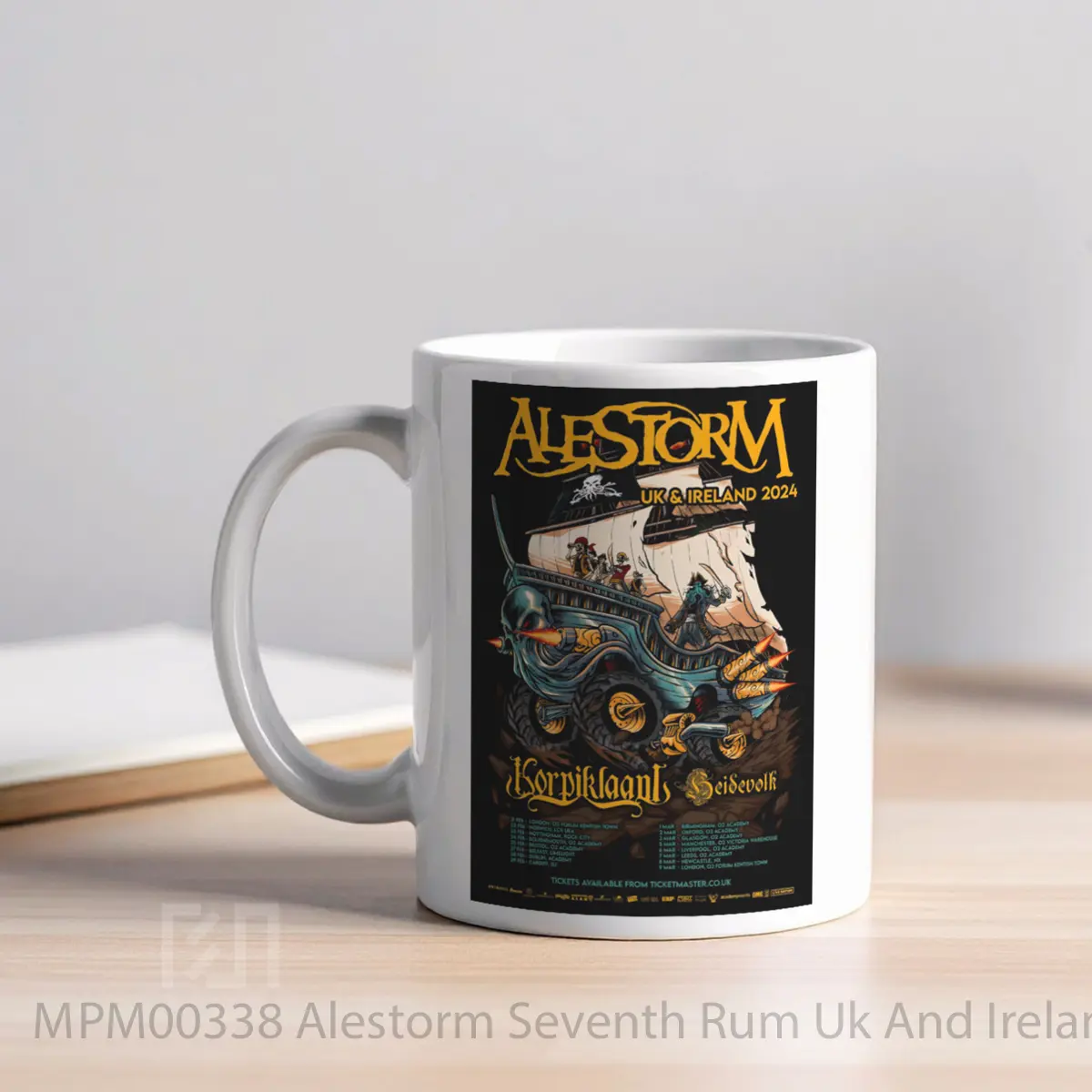 Mug Alestorm Seventh Rum Uk And Ireland Tour 2024 MPM00338 - All-side / Desain