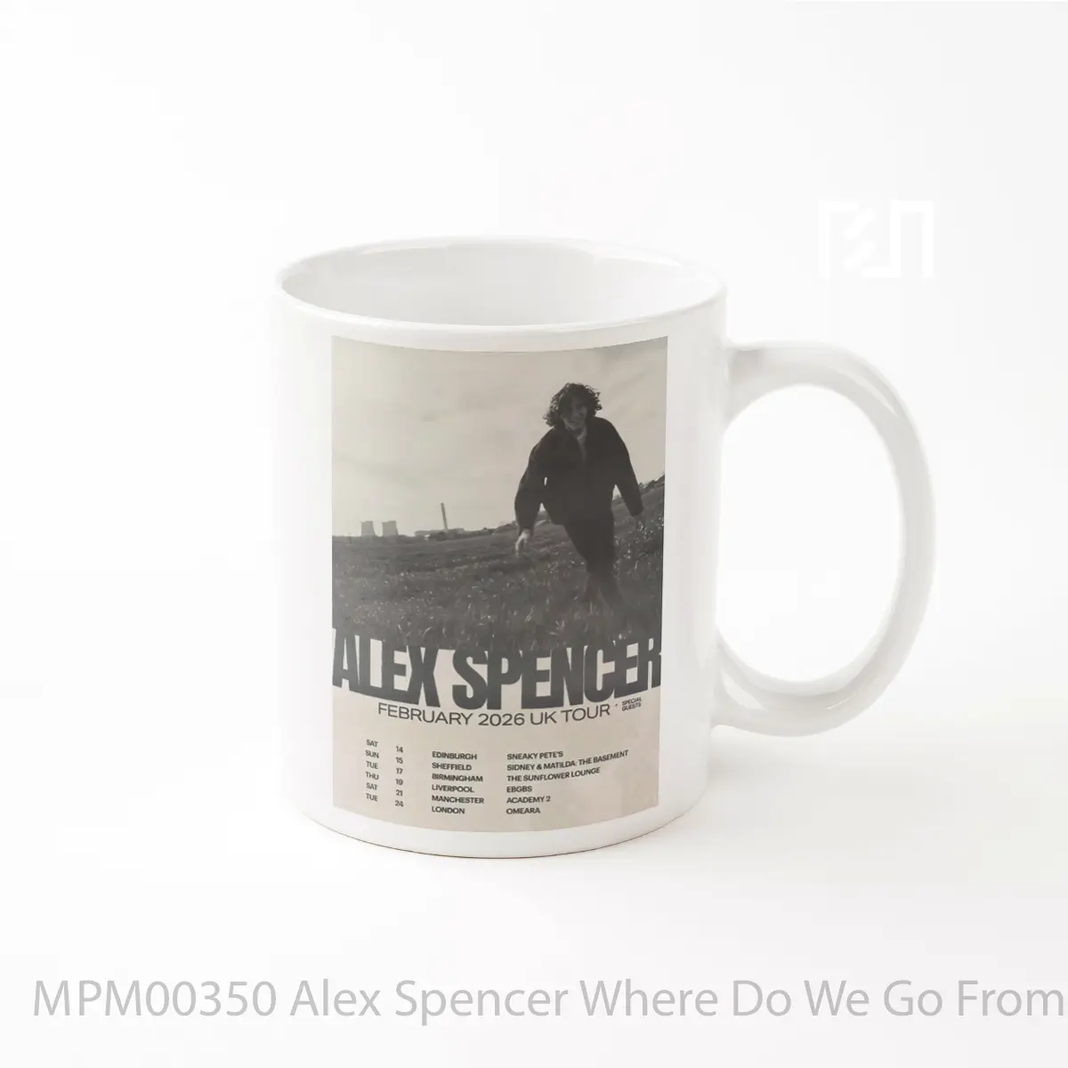 Mug Alex Spencer Where Do We Go From Here 2026 Uk Tour MPM00350