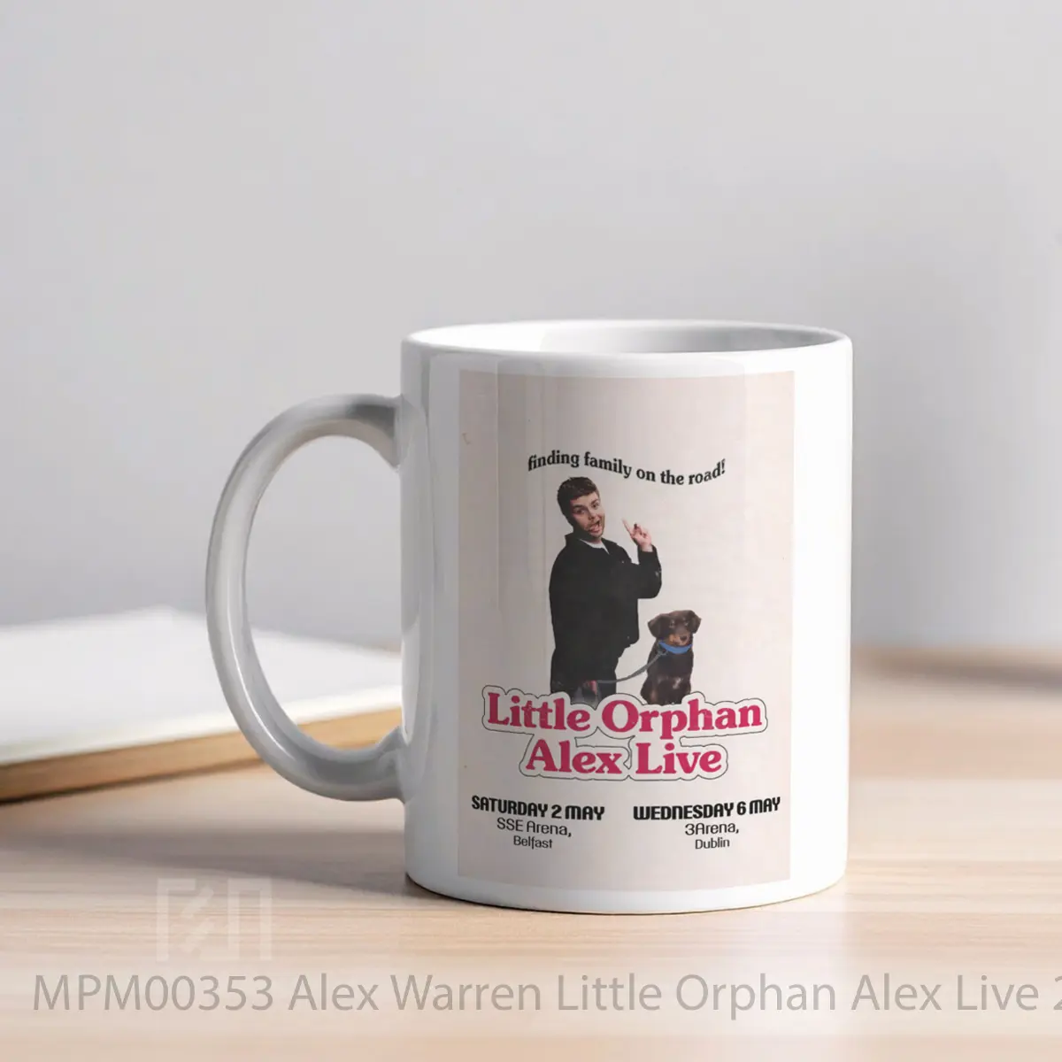 Mug Alex Warren Little Orphan Alex Live 2026 Ireland Tour MPM00353 - All-side / Desain