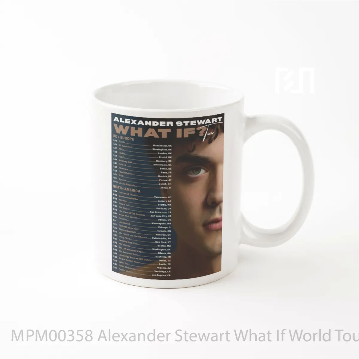 Mug Alexander Stewart What If World Tour 2025 2026 Uk Eu MPM00358