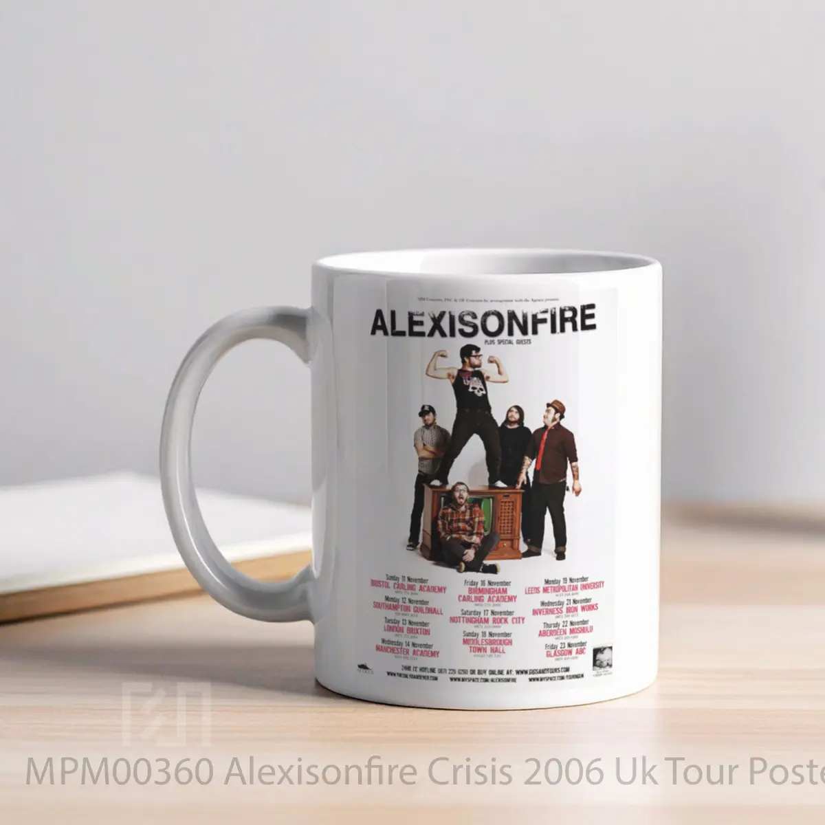 Mug Alexisonfire Crisis 2006 Uk Tour MPM00360 - All-side / Desain