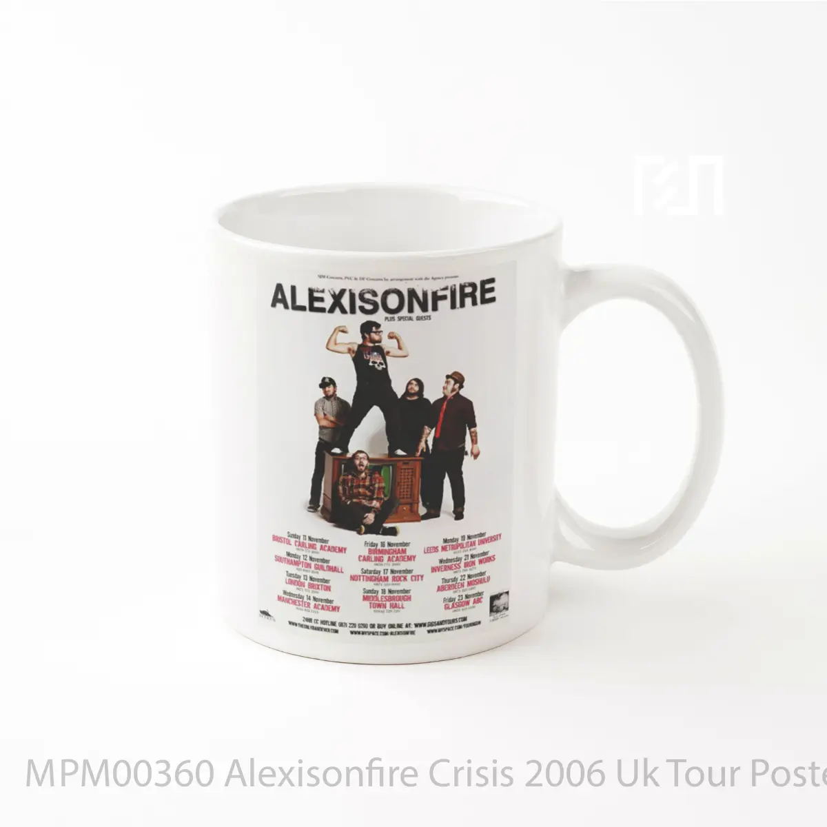 Mug Alexisonfire Crisis 2006 Uk Tour MPM00360