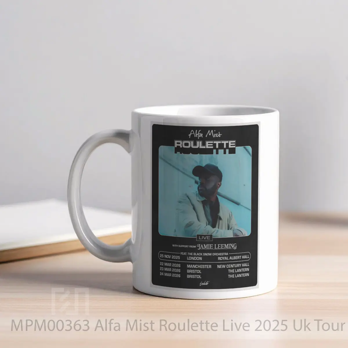 Mug Alfa Mist Roulette Live 2025 Uk Tour MPM00363 - All-side / Desain