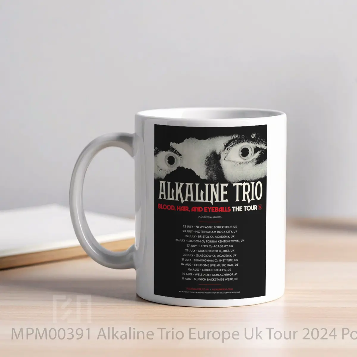Mug Alkaline Trio Europe Uk Tour 2024 MPM00391 - All-side / Desain