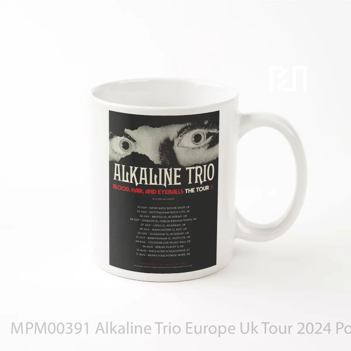 Mug Alkaline Trio Europe Uk Tour 2024 MPM00391