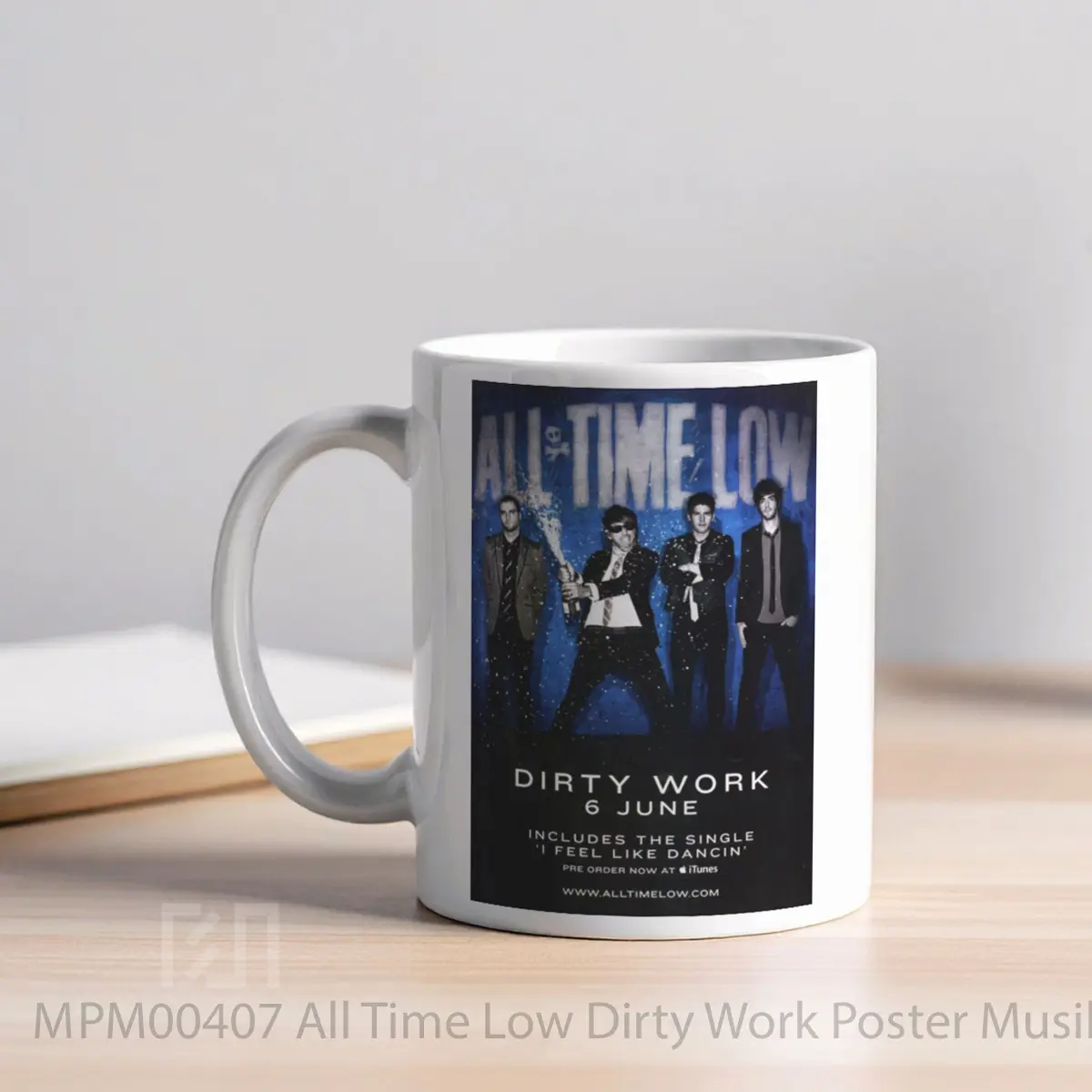 Mug All Time Low Dirty Work MPM00407 - All-side / Desain