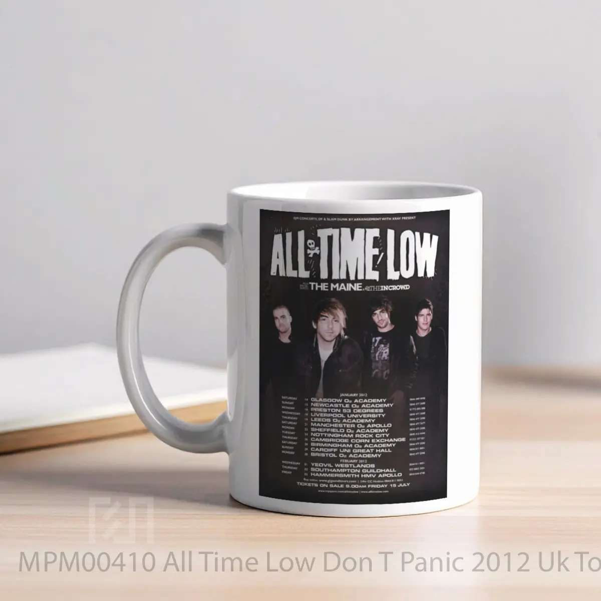 Mug All Time Low Don T Panic 2012 Uk Tour MPM00410 - All-side / Desain