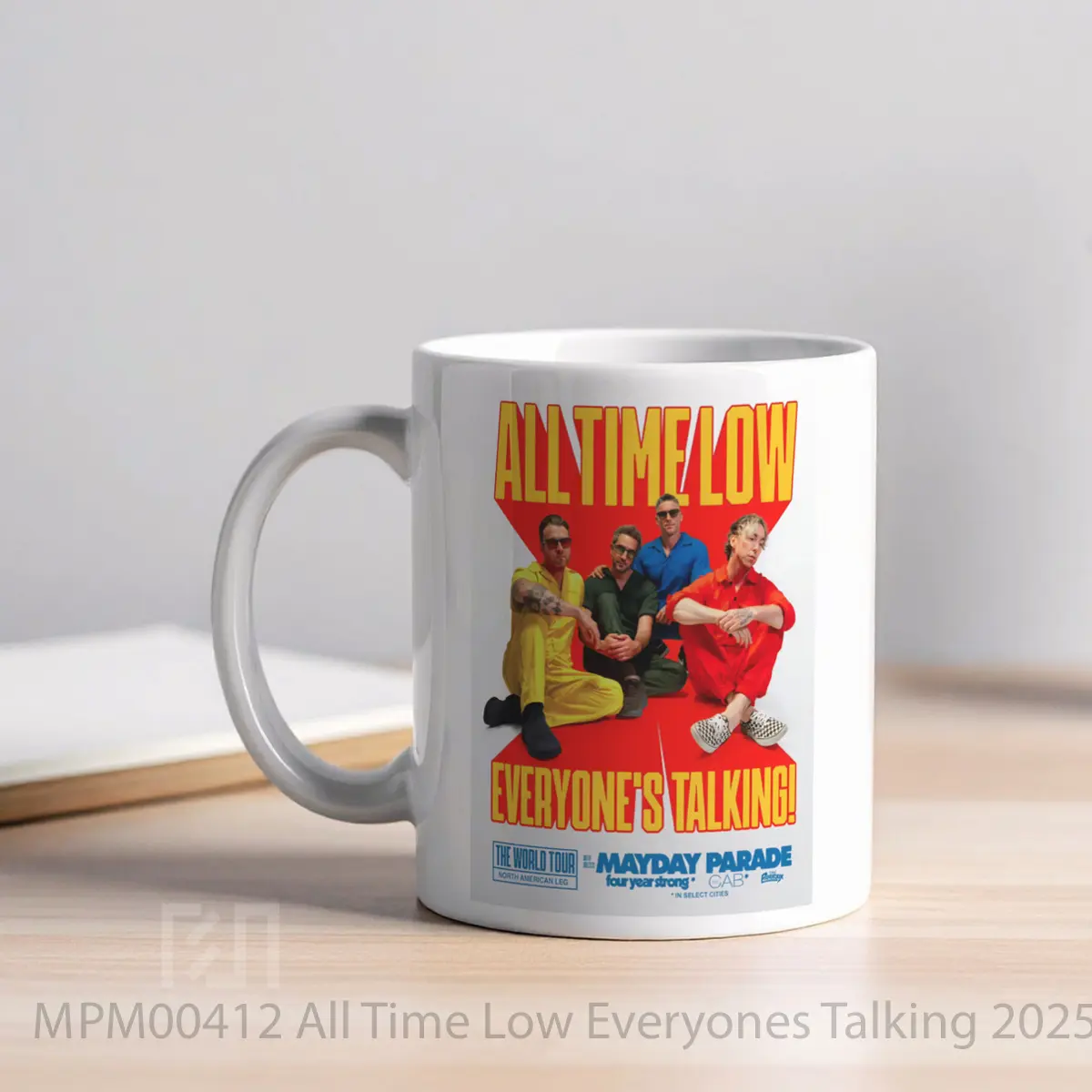 Mug All Time Low Everyones Talking 2025 World Tour P MPM00412 - All-side / Desain
