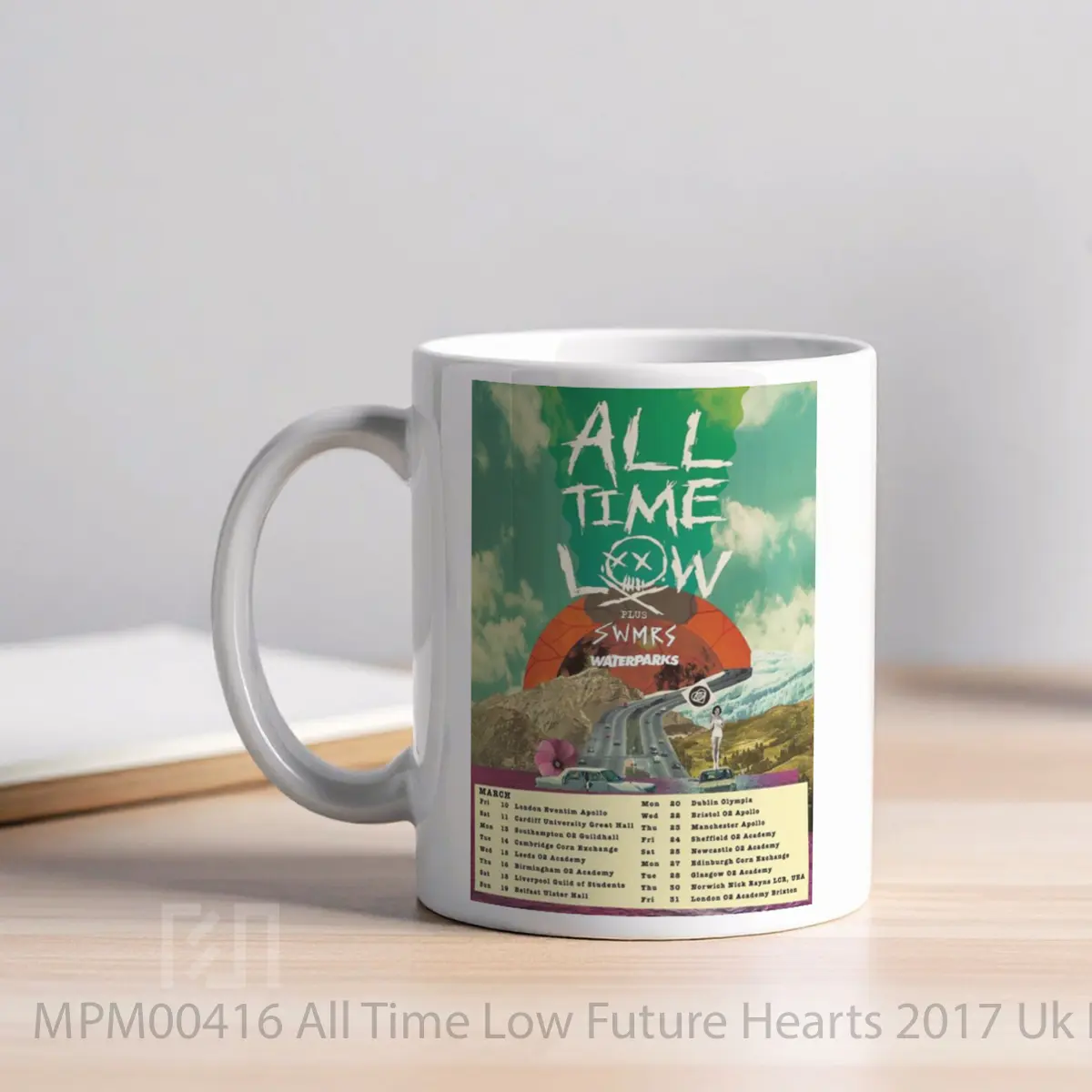 Mug All Time Low Future Hearts 2017 Uk Ireland Tour MPM00416 - All-side / Desain
