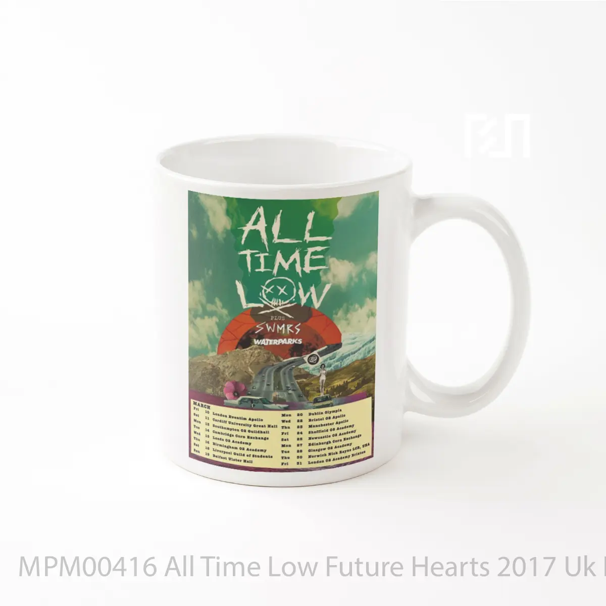 Mug All Time Low Future Hearts 2017 Uk Ireland Tour MPM00416