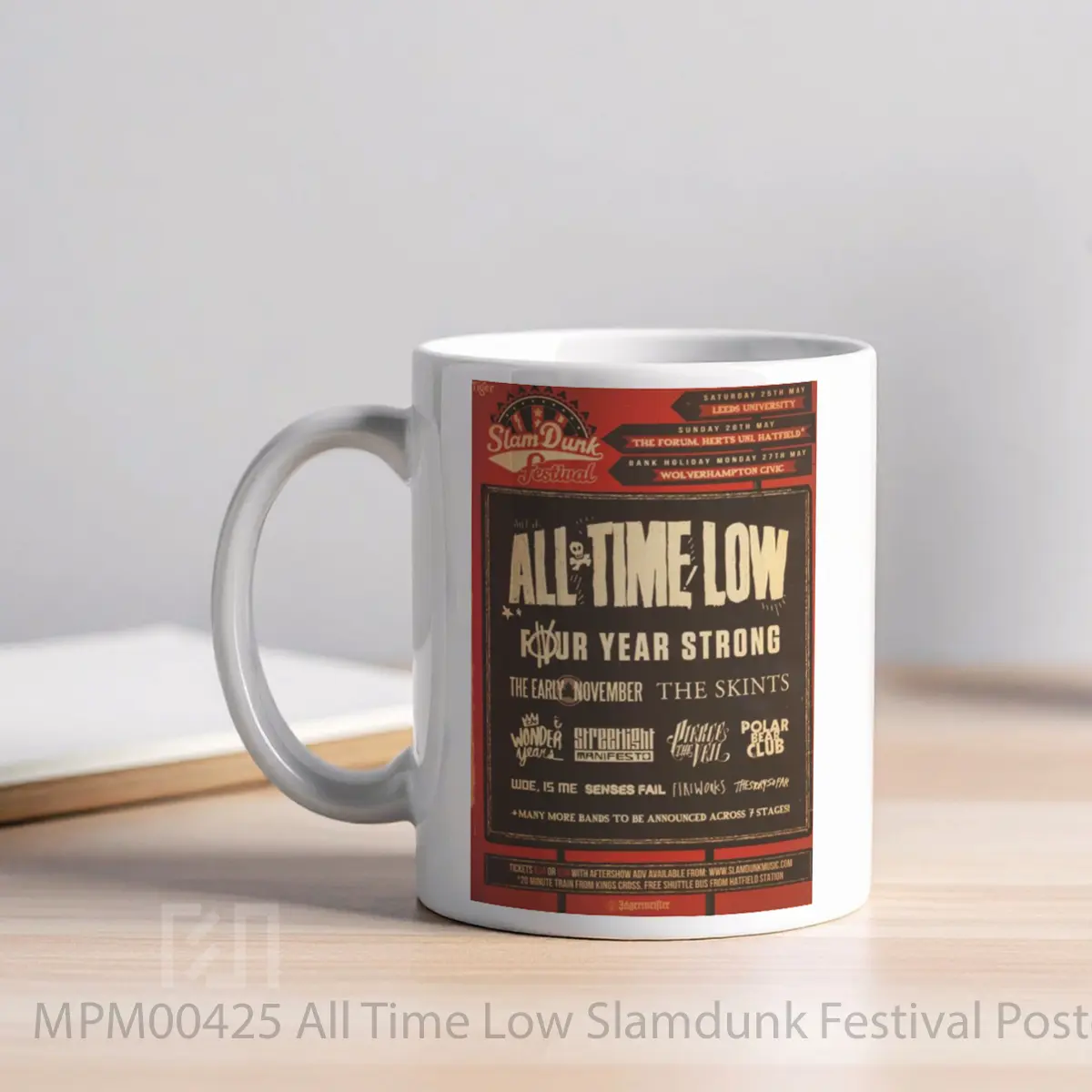 Mug All Time Low Slamdunk Festival MPM00425 - All-side / Desain