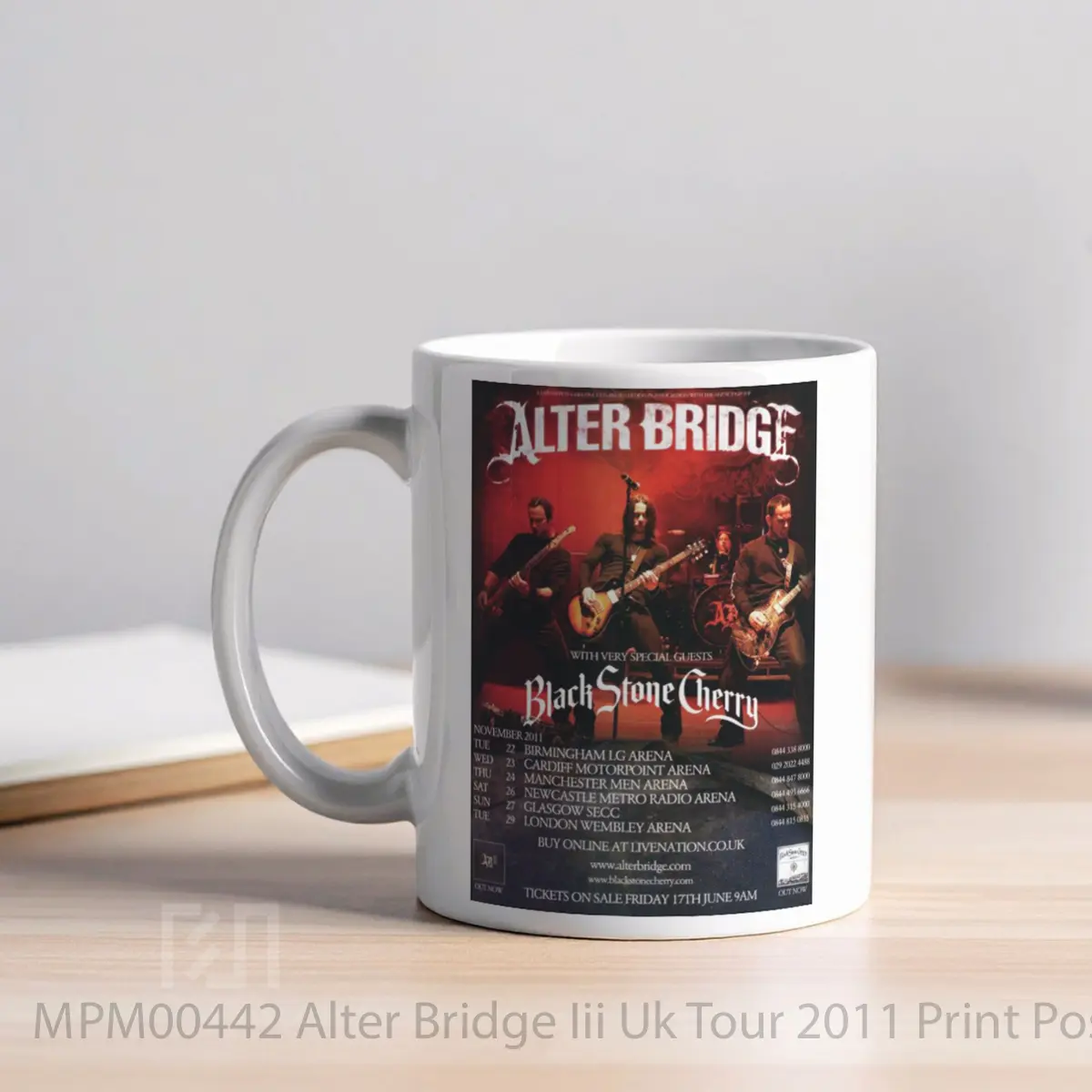Mug Alter Bridge Iii Uk Tour 2011 Print MPM00442 - All-side / Desain