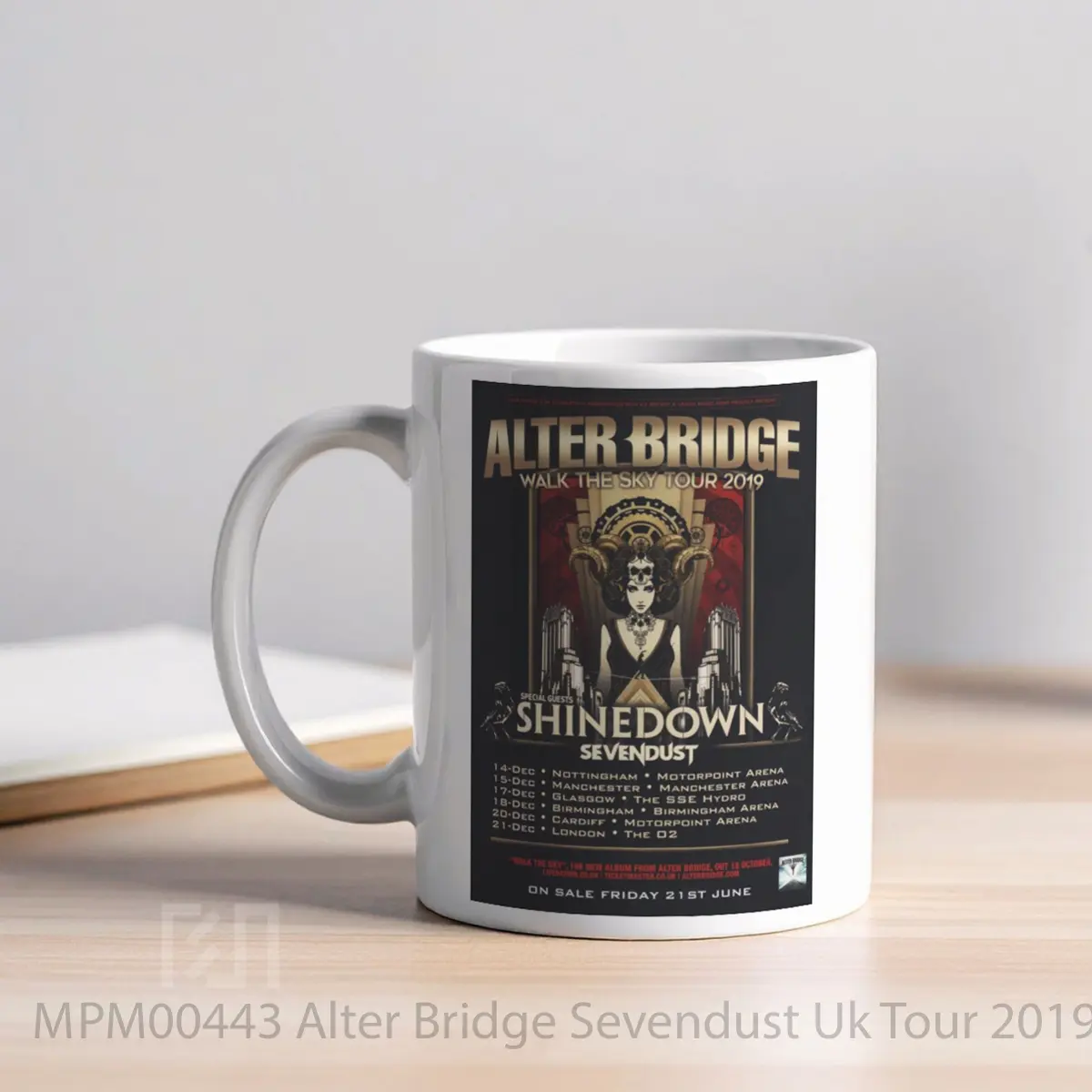 Mug Alter Bridge Sevendust Uk Tour 2019 MPM00443 - All-side / Desain
