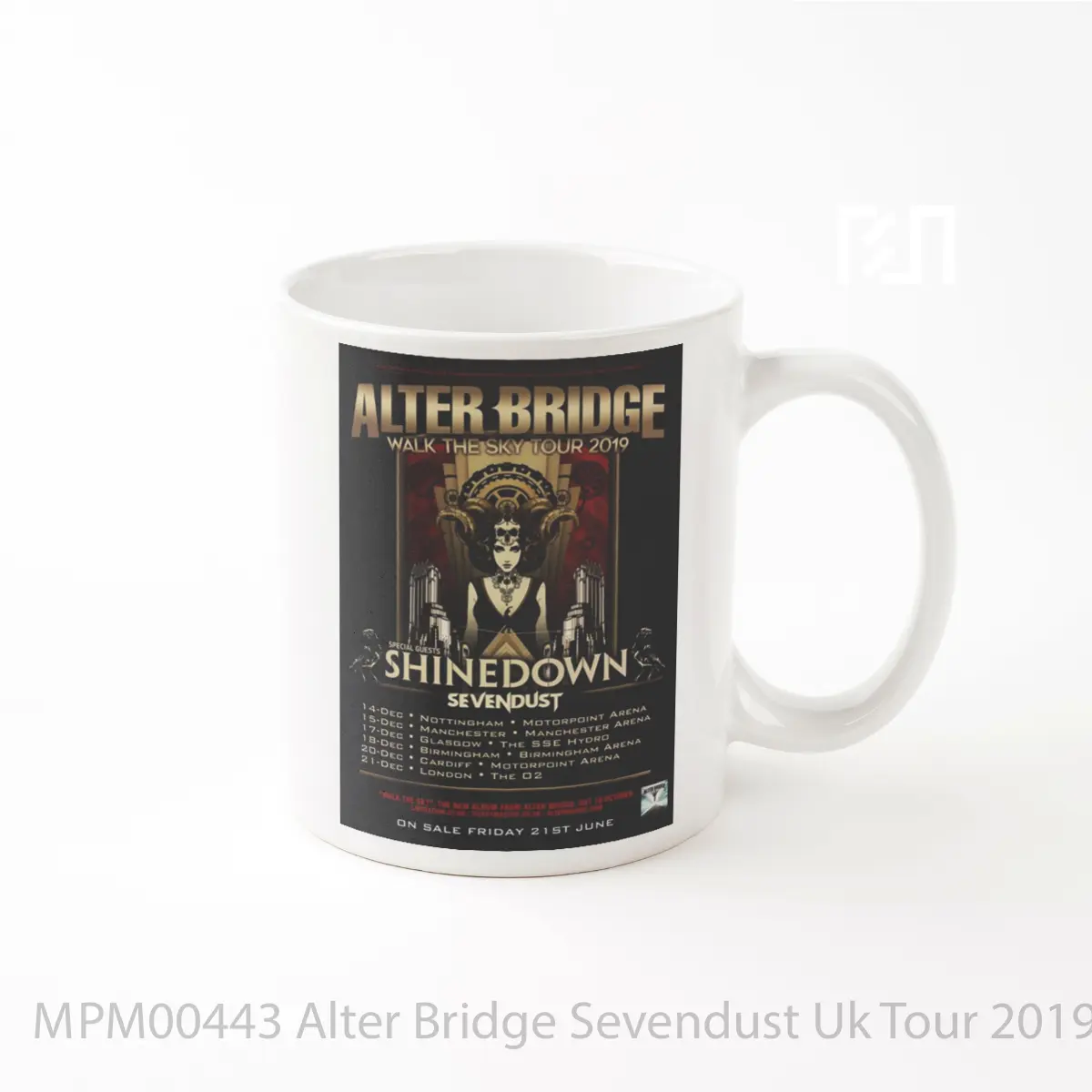Mug Alter Bridge Sevendust Uk Tour 2019 MPM00443