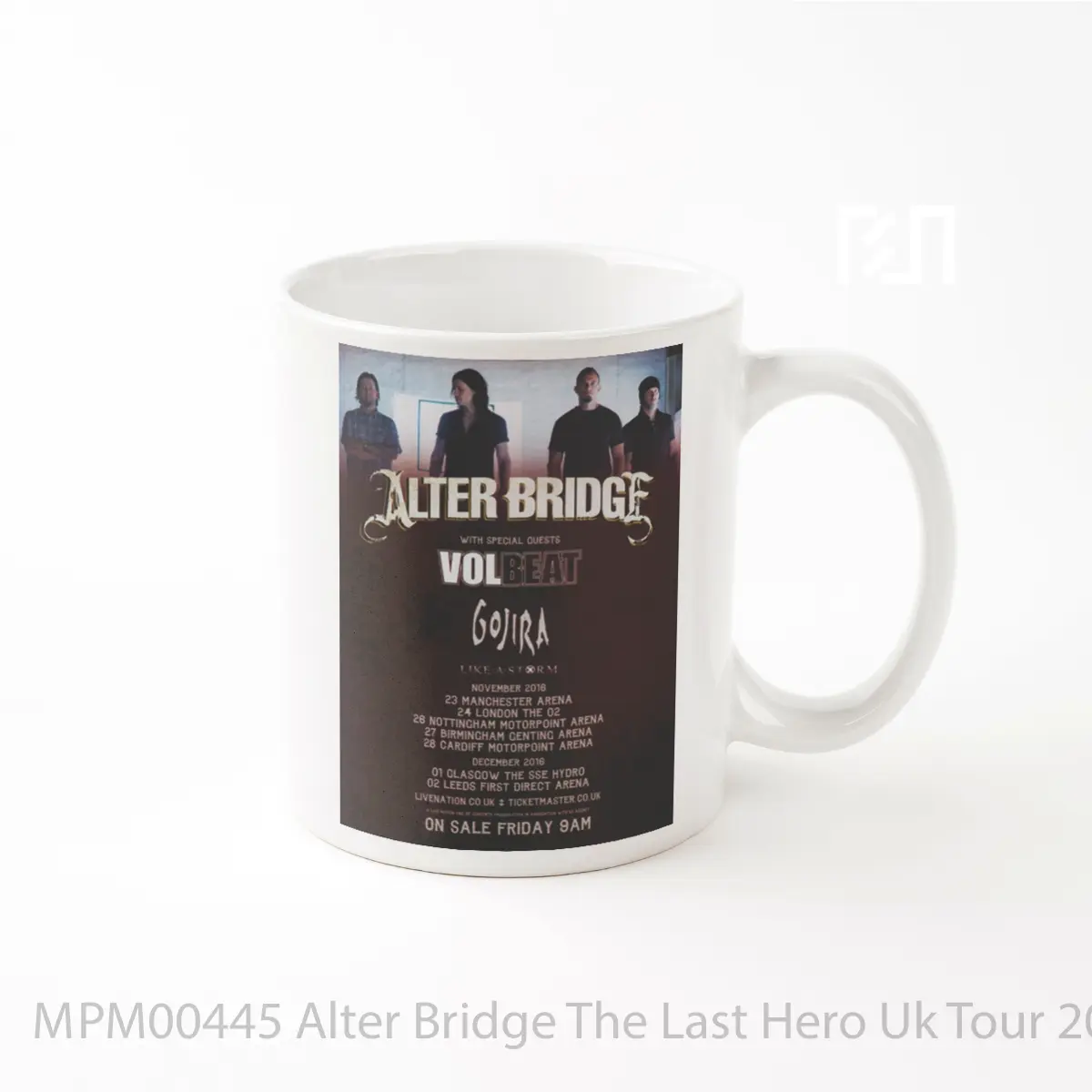 Mug Alter Bridge The Last Hero Uk Tour 2016 MPM00445