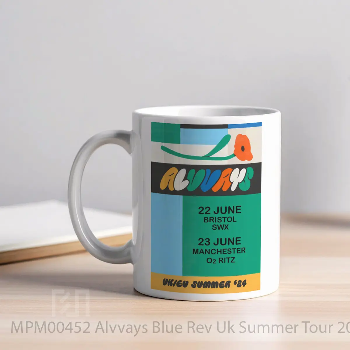 Mug Alvvays Blue Rev Uk Summer Tour 2024 MPM00452 - All-side / Desain