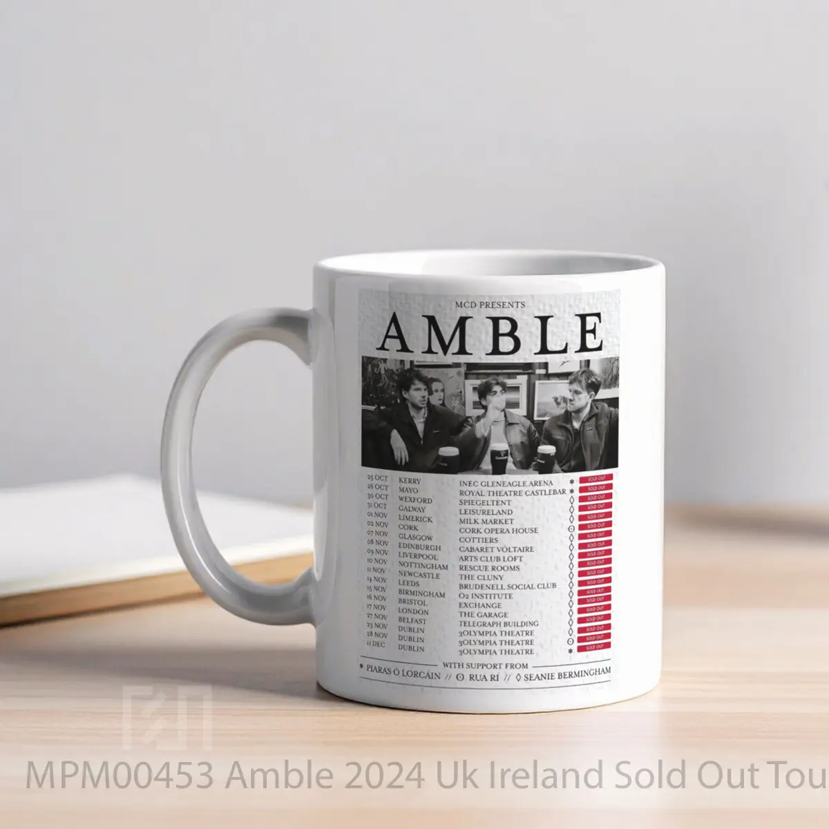 Mug Amble 2024 Uk Ireland Sold Out Tour Poste MPM00453 - All-side / Desain