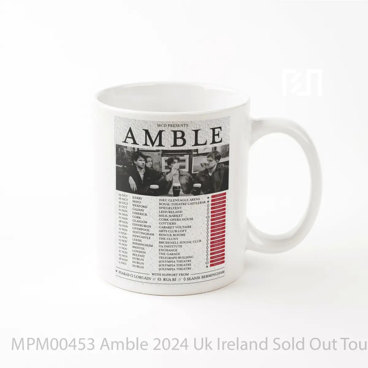 Mug Amble 2024 Uk Ireland Sold Out Tour Poste MPM00453