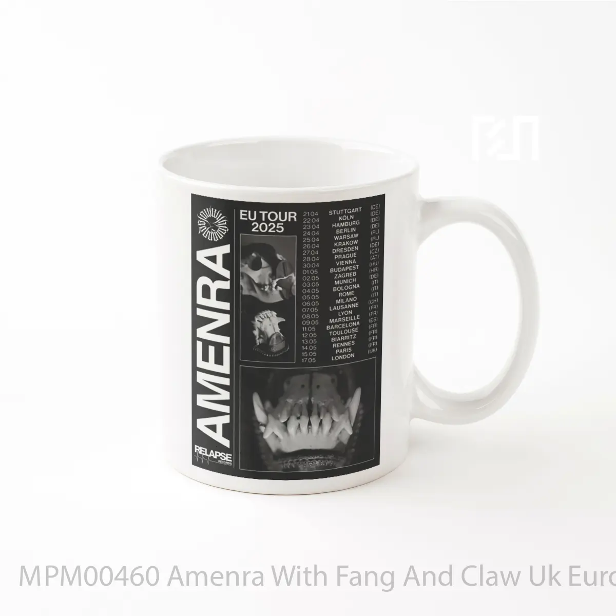 Mug Amenra With Fang And Claw Uk Europe Tour 2025 MPM00460