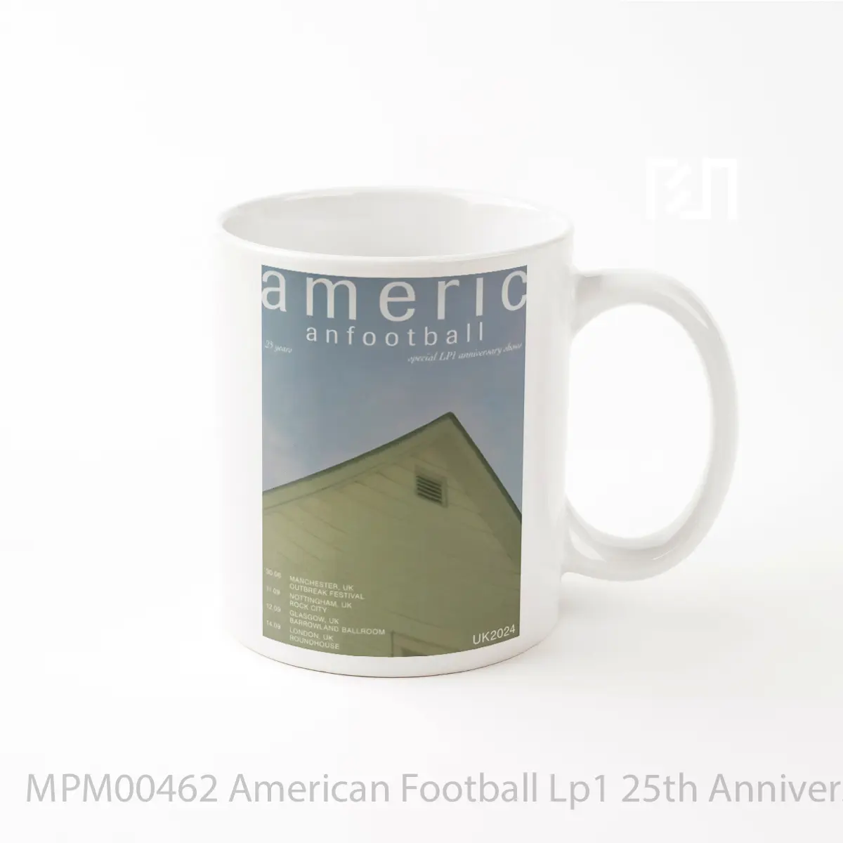 Mug American Football Lp1 25th Anniversary Uk Tour MPM00462