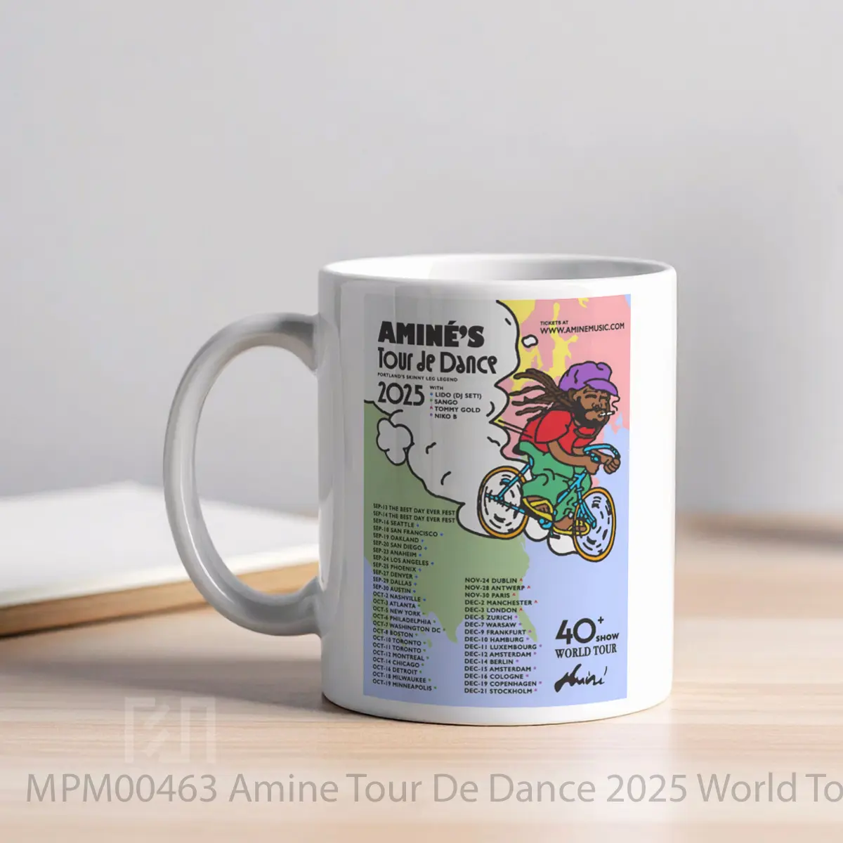 Mug Amine Tour De Dance 2025 World Tour Uk MPM00463 - All-side / Desain