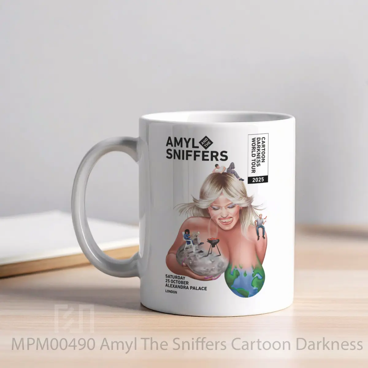 Mug Amyl The Sniffers Cartoon Darkness 2025 Uk Tour MPM00490 - All-side / Desain