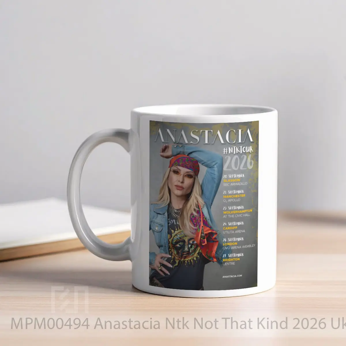 Mug Anastacia Ntk Not That Kind 2026 Uk Tour MPM00494 - All-side / Desain