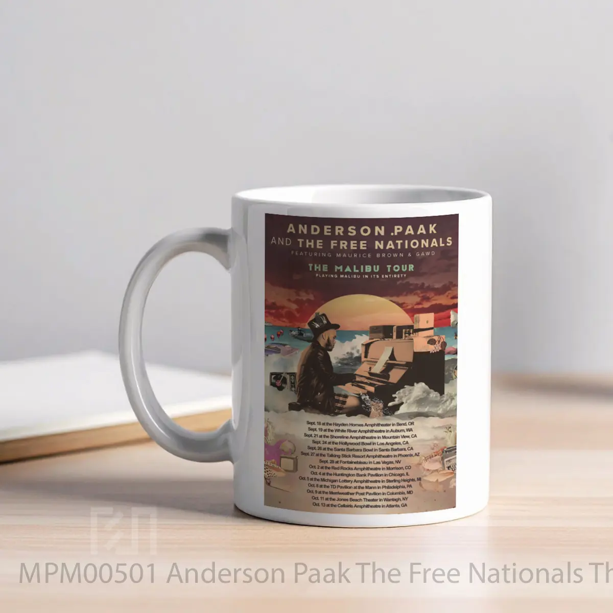 Mug Anderson Paak The Free Nationals The Malibu 2024 1 MPM00501 - All-side / Desain