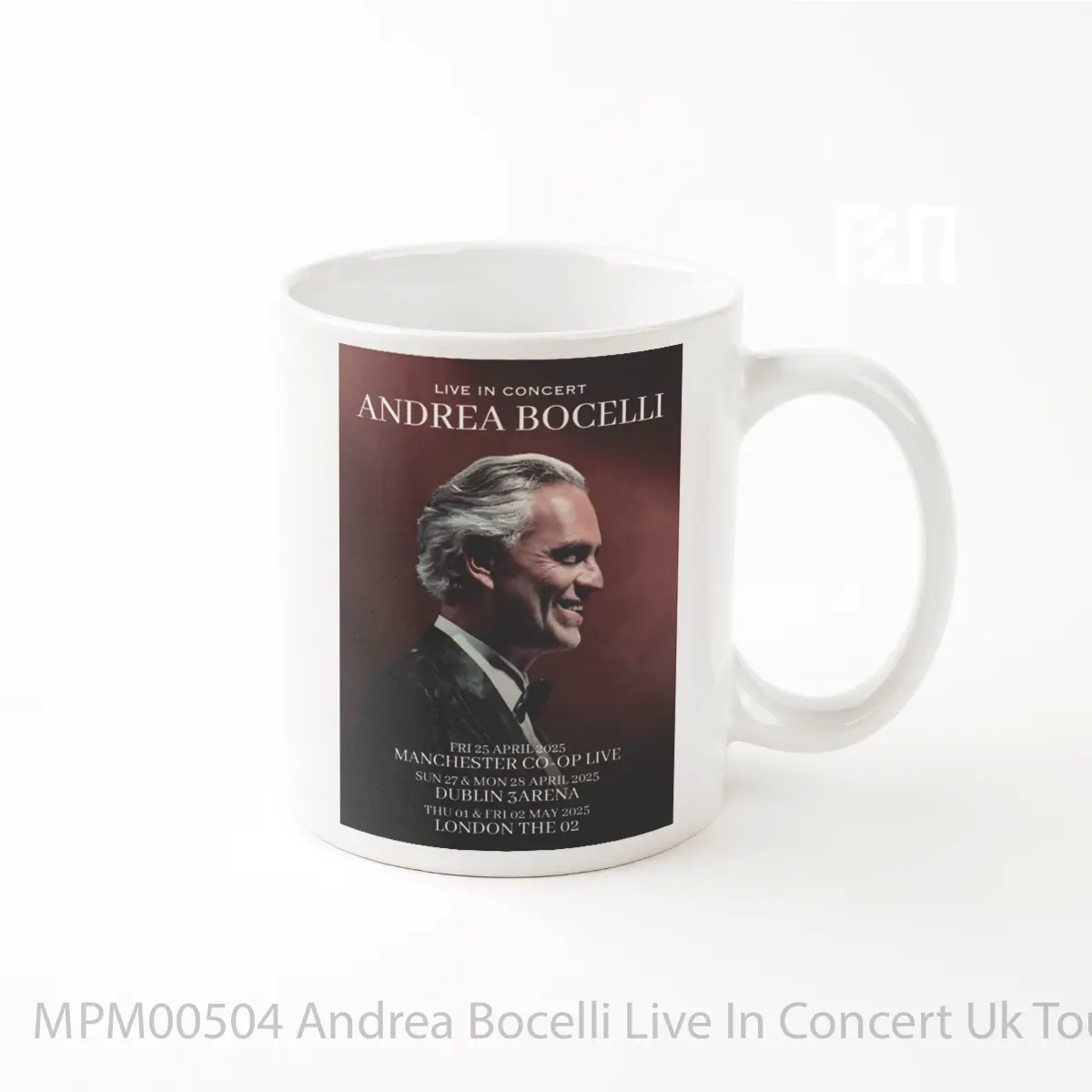 Mug Andrea Bocelli Live In Concert Uk Tour 2025 MPM00504