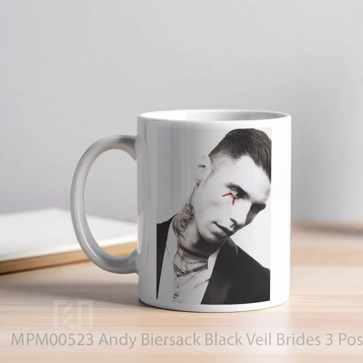 Mug Andy Biersack Black Veil Brides 3 MPM00523 - All-side / Desain